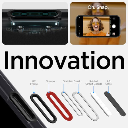 Spigen - Hülle Ultra Hybrid "T" MagSafe für iPhone 16, Frost Black