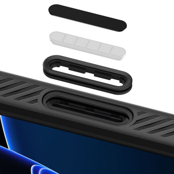 Spigen - Hülle Liquid Air "T" MagSafe für iPhone 16 Pro Max, Matte Black