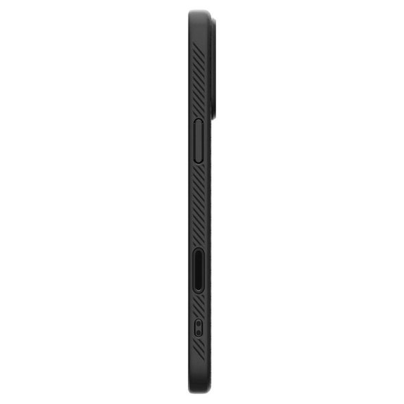 Spigen - Hülle Liquid Air "T" MagSafe für iPhone 16 Pro, Matte Black