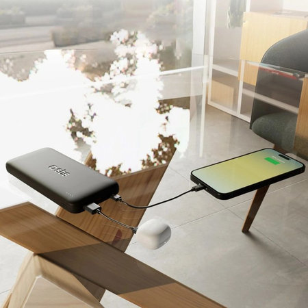 SBS - PowerBank 10000mAh, 10W, Infinity, LiFePO4, USB-C/USB-A, schwarz