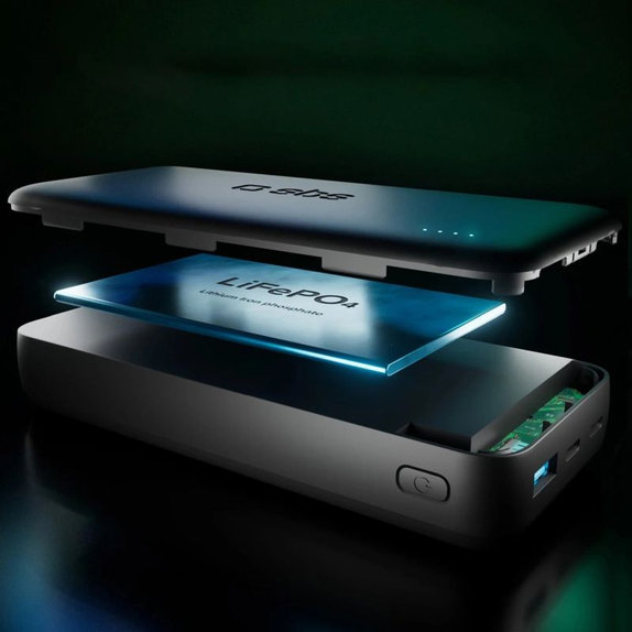 SBS - PowerBank 20000mAh, 10W, Infinity, LiFePO4, USB-C/USB-A, schwarz
