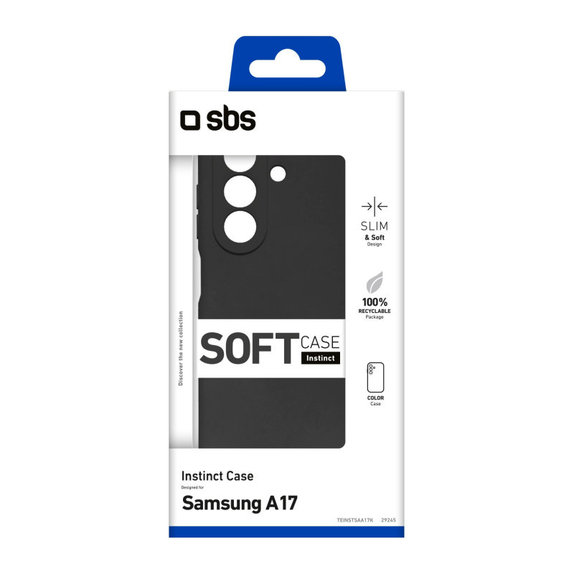 SBS - Hülle Instinct für Samsung Galaxy A17 5G, schwarz