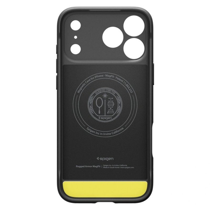 Spigen - Rugged Armor Case mit MagSafe für iPhone 17 Pro Max, Matte Black