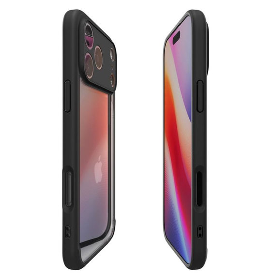 Spigen - Ultra Hybrid Case für iPhone 17 Pro, Matte Black