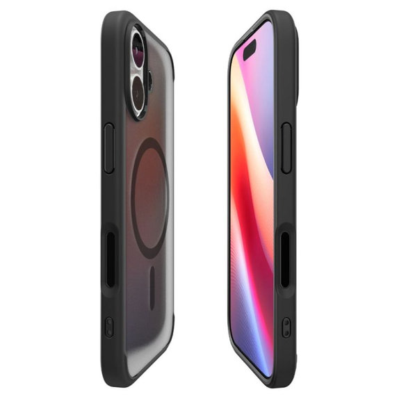 Spigen - Ultra Hybrid Case mit MagSafe für iPhone 17, Frost Black
