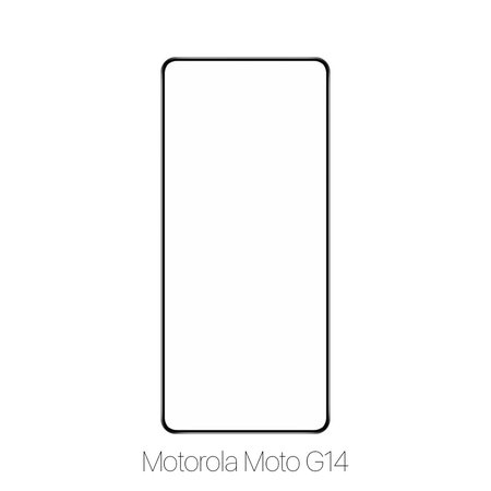 FixPremium FullCover Glass - Gehärtetes Glas für Motorola Moto G14