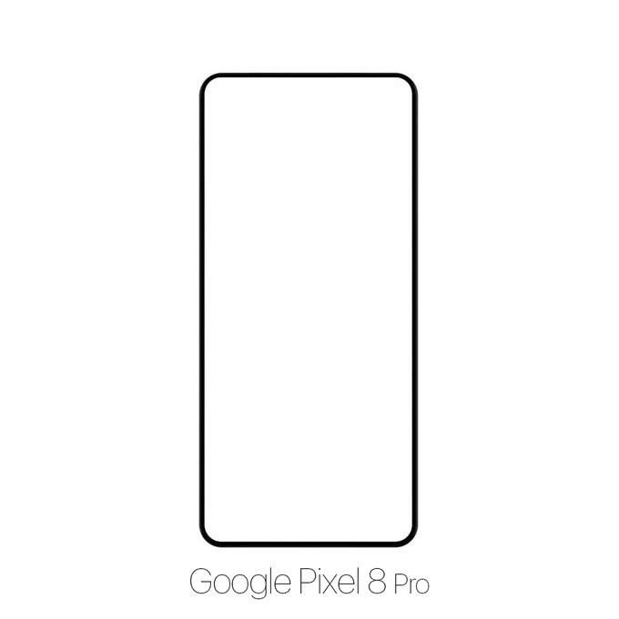 FixPremium FullCover Glass - Gehärtetes Glas für Google Pixel 8 Pro
