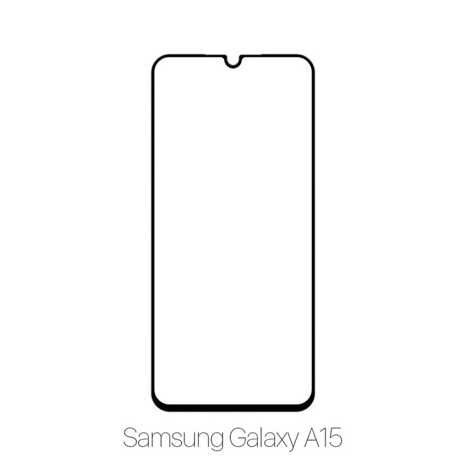 FixPremium FullCover Glass - Gehärtetes Glas für Samsung Galaxy A15