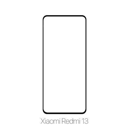 FixPremium FullCover Glass - Gehärtetes Glas für Xiaomi Redmi 13