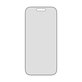 PanzerGlass - UWF 2-Way Privacy Tempered Glass mit Applikator für iPhone 17 Pro, Schwarz