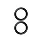 Hoops Kameraobjektivschutz für iPhone 17/16 Plus/16, Schwarz, PanzerGlass