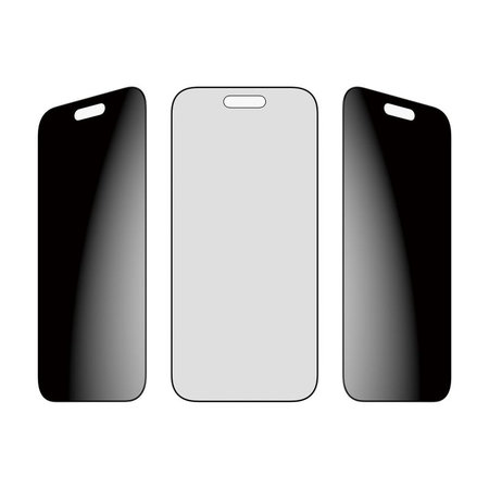 PanzerGlass - UWF 2-Way Privacy Tempered Glass mit Applikator für iPhone 17 Air, Schwarz