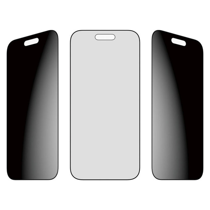 Schutzglas UWF 2-Way Privacy mit Applikator für iPhone 17 Air, Schwarz, PanzerGlass