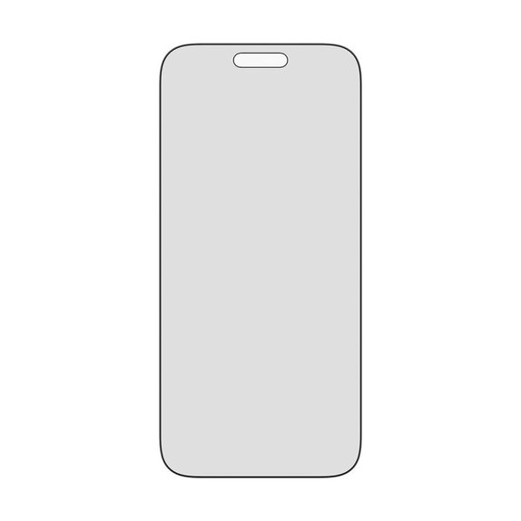 UWF 2-Way Privacy Panzerglas mit Fastfit für iPhone 17 Pro Max, Schwarz, PanzerGlass