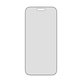 UWF 2-Way Privacy Panzerglas mit Fastfit für iPhone 17 Pro Max, Schwarz, PanzerGlass