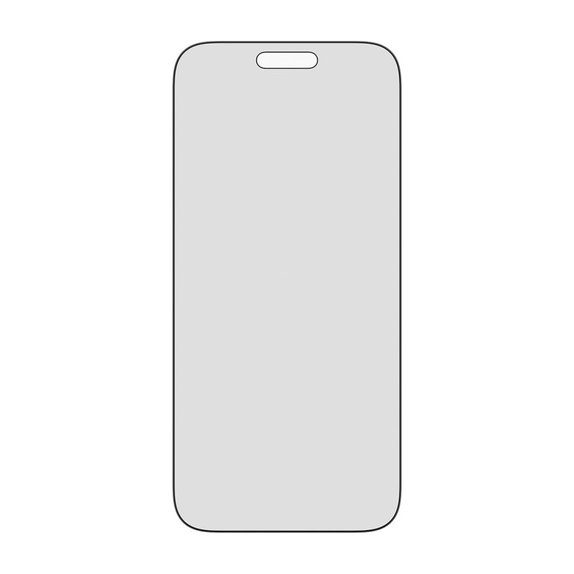 UWF 2-Way Privacy Panzerglas mit Fastfit für iPhone 17 Pro Max, Schwarz, PanzerGlass