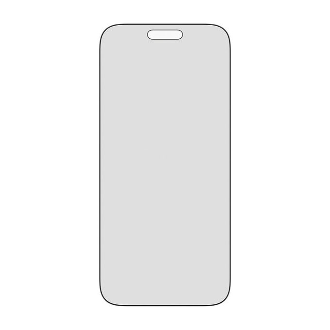UWF 2-Way Privacy Panzerglas mit Fastfit für iPhone 17 Pro Max, Schwarz, PanzerGlass