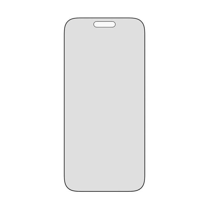UWF 2-Way Privacy Panzerglas mit Fastfit für iPhone 17 Pro Max, Schwarz, PanzerGlass