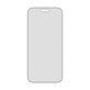 UWF 2-Way Privacy Panzerglas mit Fastfit für iPhone 17 Pro Max, Schwarz, PanzerGlass