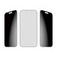 UWF 2-Way Privacy Panzerglas mit Fastfit für iPhone 17 Pro Max, Schwarz, PanzerGlass