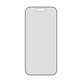 UWF 2-Way Privacy Panzerglas mit Fastfit für iPhone 17/16 Pro, Schwarz, PanzerGlass