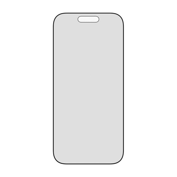UWF 2-Way Privacy Panzerglas mit Fastfit für iPhone 17/16 Pro, Schwarz, PanzerGlass