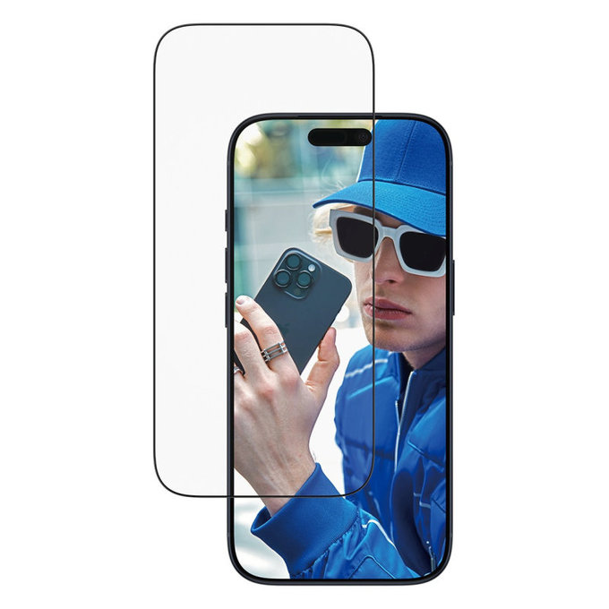UWF Panzerglas mit Applikator für iPhone 17 Pro, Schwarz, PanzerGlass
