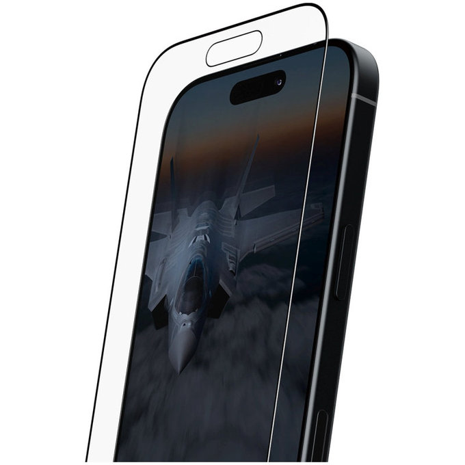 Schutzglas UWF Stealth mit Fastfit für iPhone 17/16 Pro, Schwarz, PanzerGlass