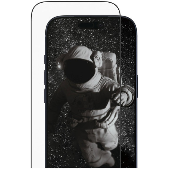 Schutzglas UWF Ceramic II mit Applikator für iPhone 17 Pro, Schwarz, PanzerGlass