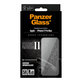 Schutzglas UWF Ceramic II mit Applikator für iPhone 17 Pro Max, Schwarz, PanzerGlass