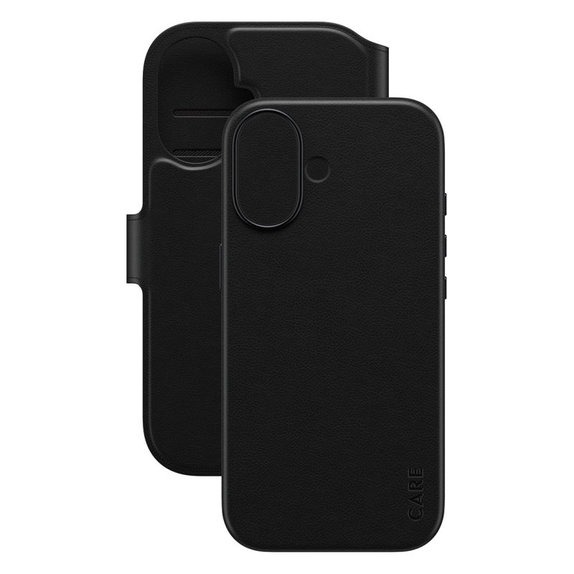 Wallet Tango Two-In-One Hülle mit MagSafe für iPhone 17, Schwarz, CARE