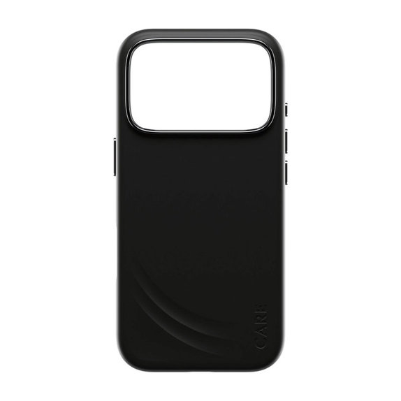FLOW Hülle mit MagSafe für iPhone 17 Pro, Schwarz, CARE