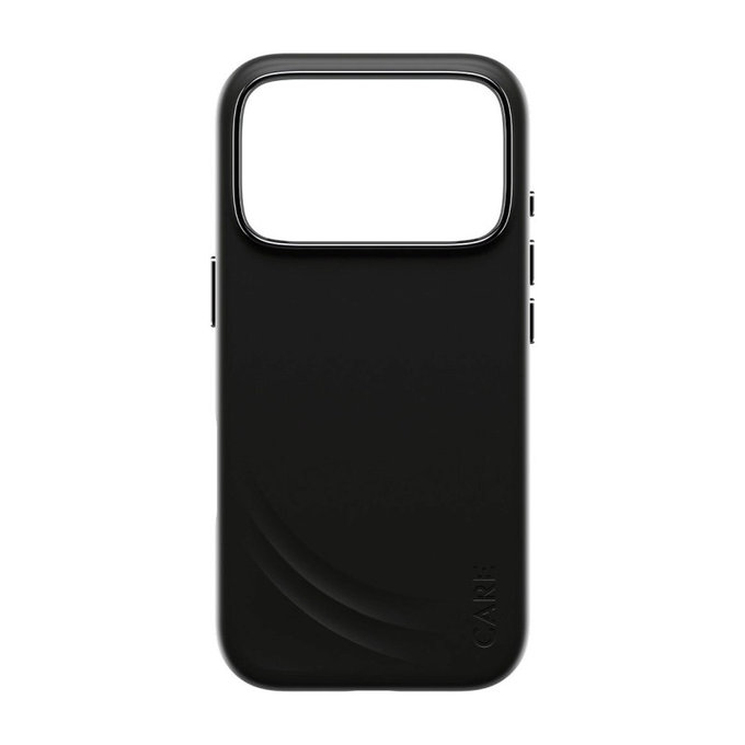 FLOW Hülle mit MagSafe für iPhone 17 Pro, Schwarz, CARE