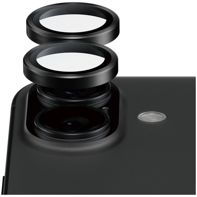 Kameralinsenschutz Hoops Ceramic II für iPhone 17/16 Plus/16, Schwarz, PanzerGlass
