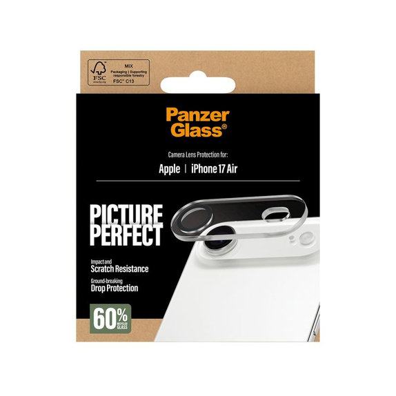 PanzerGlass - PicturePerfect Kameraobjektivschutz für iPhone 17 Air, Klar