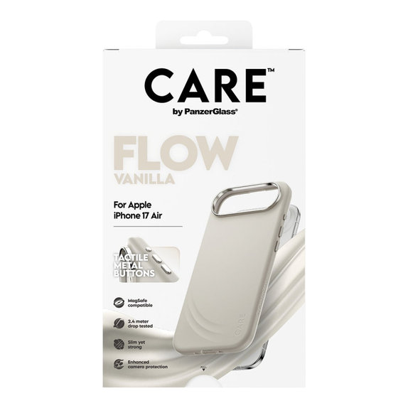 FLOW Hülle mit MagSafe für iPhone Air, Vanilla, CARE