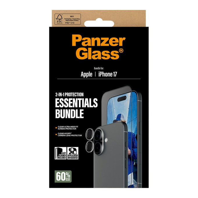 Bundle Essentials 2-in-1 für iPhone 17, PanzerGlass
