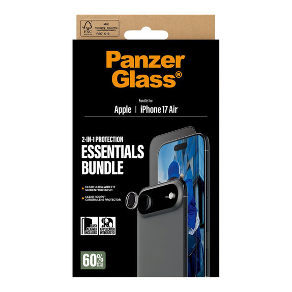 Bundle Essentials 2-in-1 für iPhone 17 Air, PanzerGlass