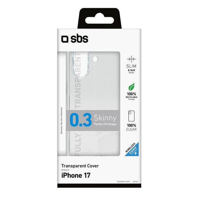 SBS - Skinny Case für iPhone 17, Transparent