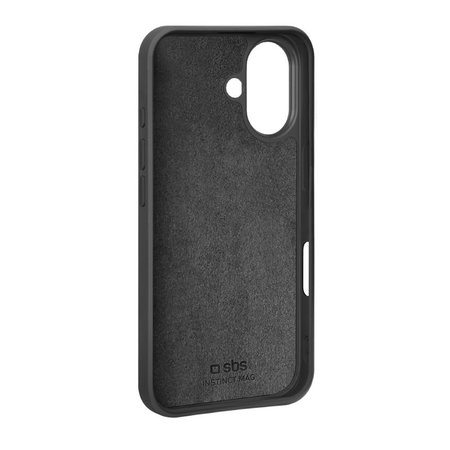 SBS - Instinct Mag Case kompatibel mit MagSafe für iPhone 17, Schwarz