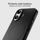 SBS - Instinct Mag Case kompatibel mit MagSafe für iPhone 17, Schwarz