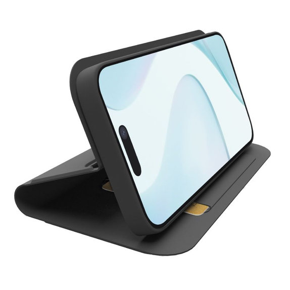 SBS - Book Wallet Smooth Case für iPhone 17, Schwarz