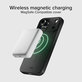 SBS - Instinct Mag Case kompatibel mit MagSafe für iPhone 17 Pro, Schwarz
