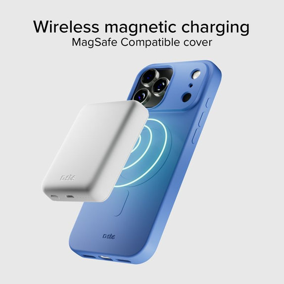 SBS - Instinct Mag Case kompatibel mit MagSafe für iPhone 17 Pro, Blau