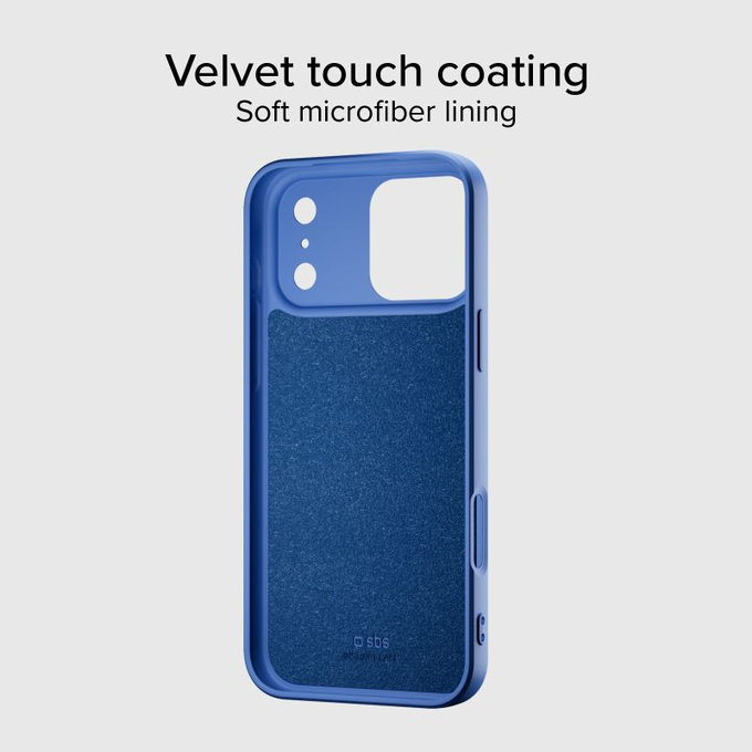 SBS - Instinct Mag Case kompatibel mit MagSafe für iPhone 17 Pro, Blau