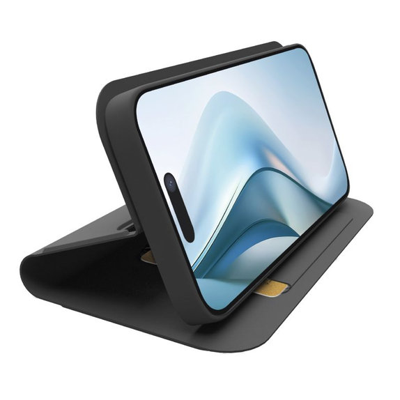 SBS - Book Wallet Smooth Case für iPhone 17 Air, Schwarz
