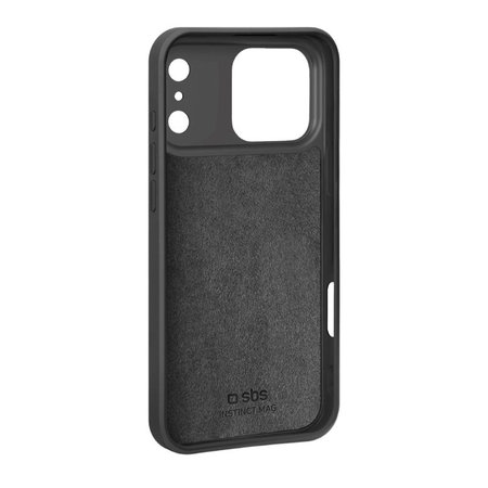 SBS - Instinct Mag Case kompatibel mit MagSafe für iPhone 17 Pro Max, Schwarz