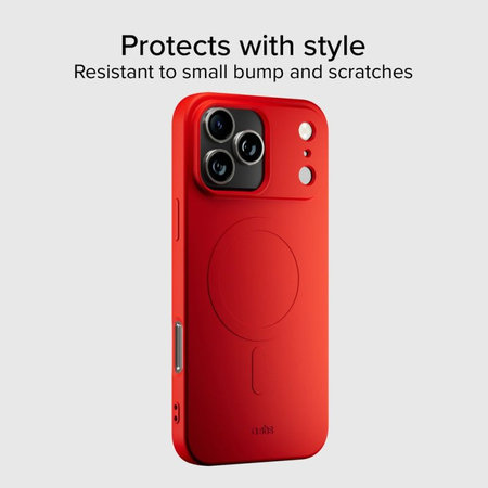 SBS - Instinct Mag Case kompatibel mit MagSafe für iPhone 17 Pro, rot