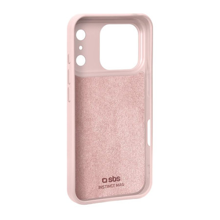 SBS - Instinct Mag Case kompatibel mit MagSafe für iPhone 17 Pro Max, rosa