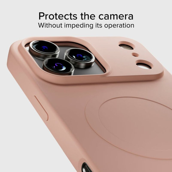 SBS - Instinct Mag Case kompatibel mit MagSafe für iPhone 17 Pro Max, rosa
